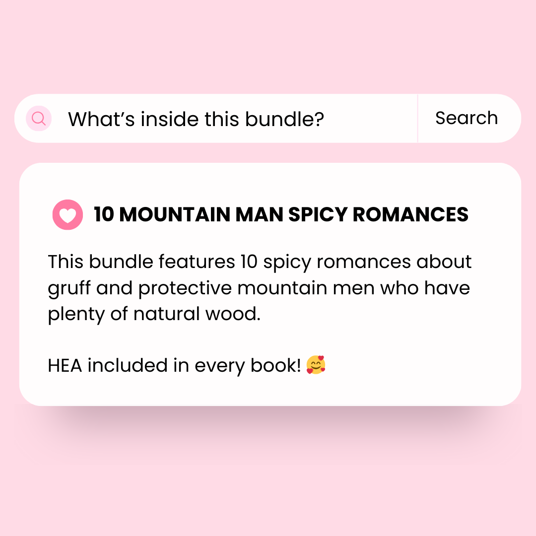 Big, Bearded & Bossy: 10 E-Book Mountain Man Spicy Romance Bundle