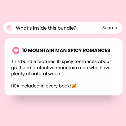 Big, Bearded & Bossy: 10 E-Book Mountain Man Spicy Romance Bundle